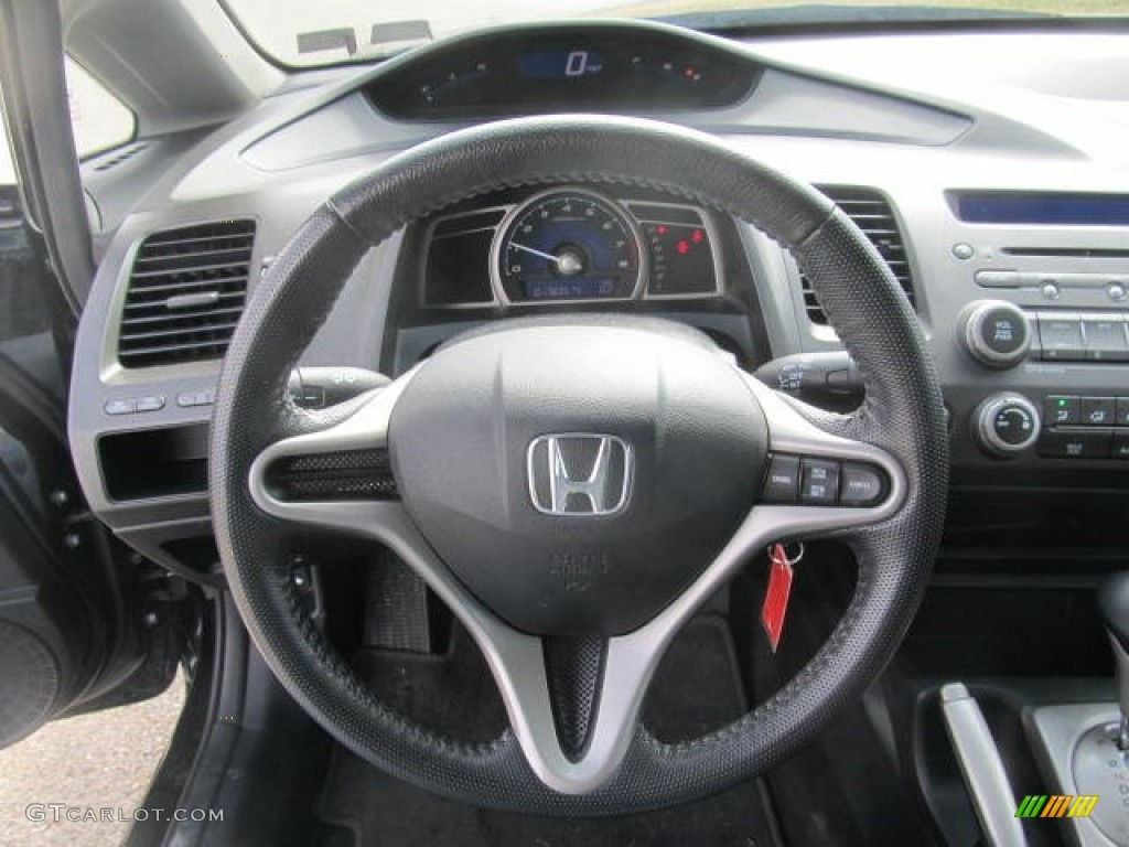 2010 Civic LX-S Sedan - Crystal Black Pearl / Black photo #10