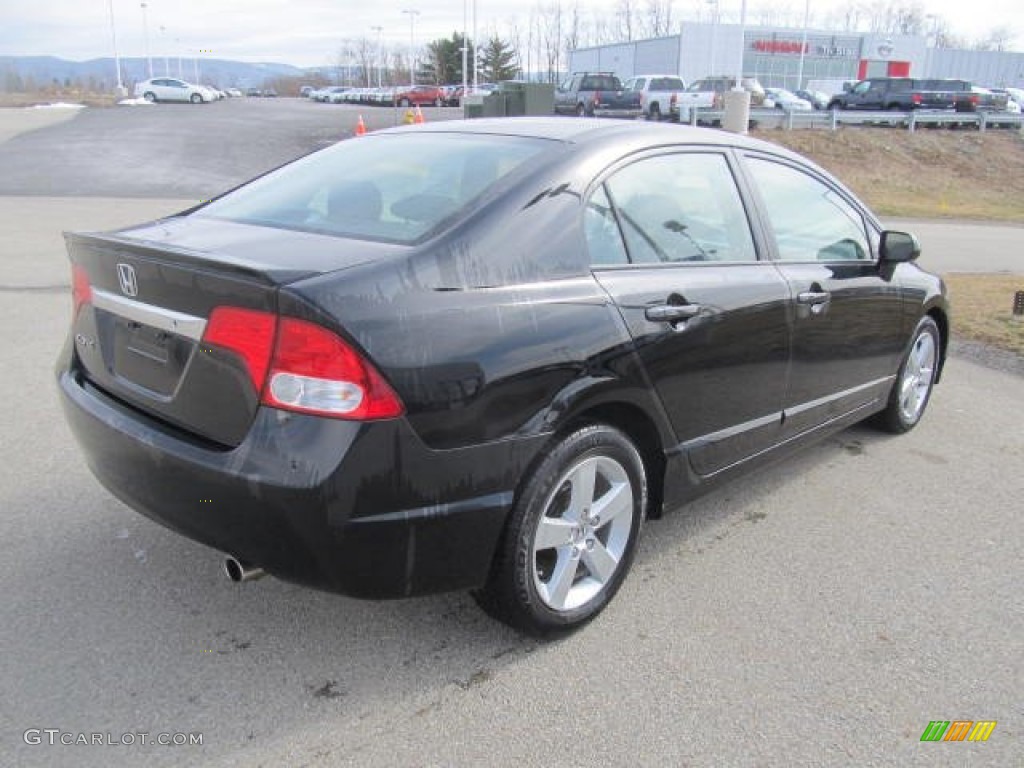 2010 Civic LX-S Sedan - Crystal Black Pearl / Black photo #16