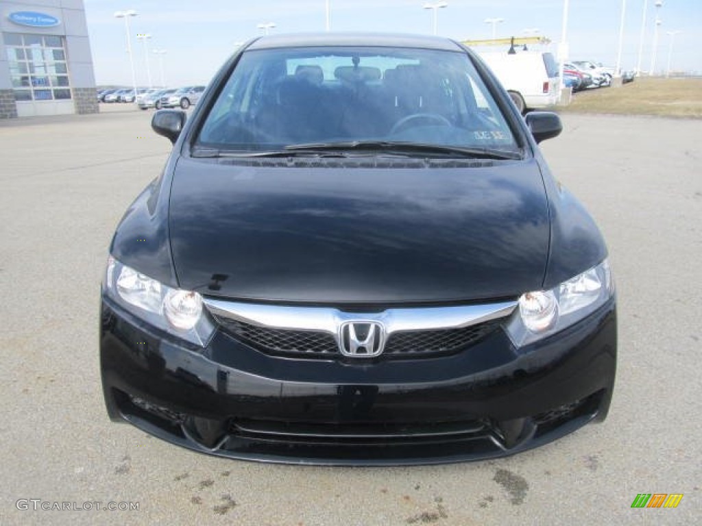 2010 Civic LX-S Sedan - Crystal Black Pearl / Black photo #19