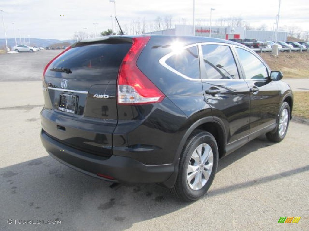 2013 CR-V EX AWD - Crystal Black Pearl / Black photo #18