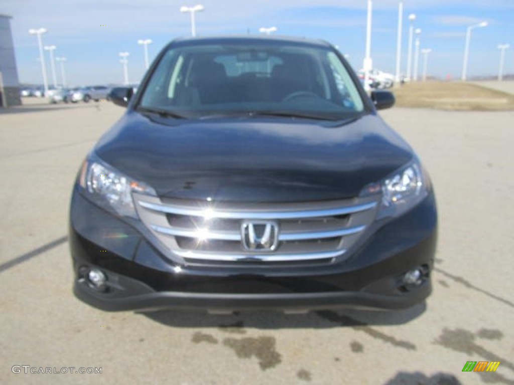 2013 CR-V EX AWD - Crystal Black Pearl / Black photo #19