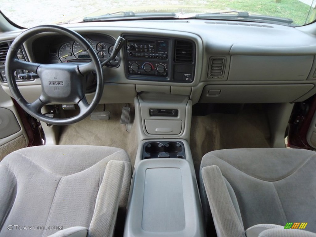 2000 GMC Sierra 1500 SLE Extended Cab 4x4 Pewter Dashboard Photo #78017720