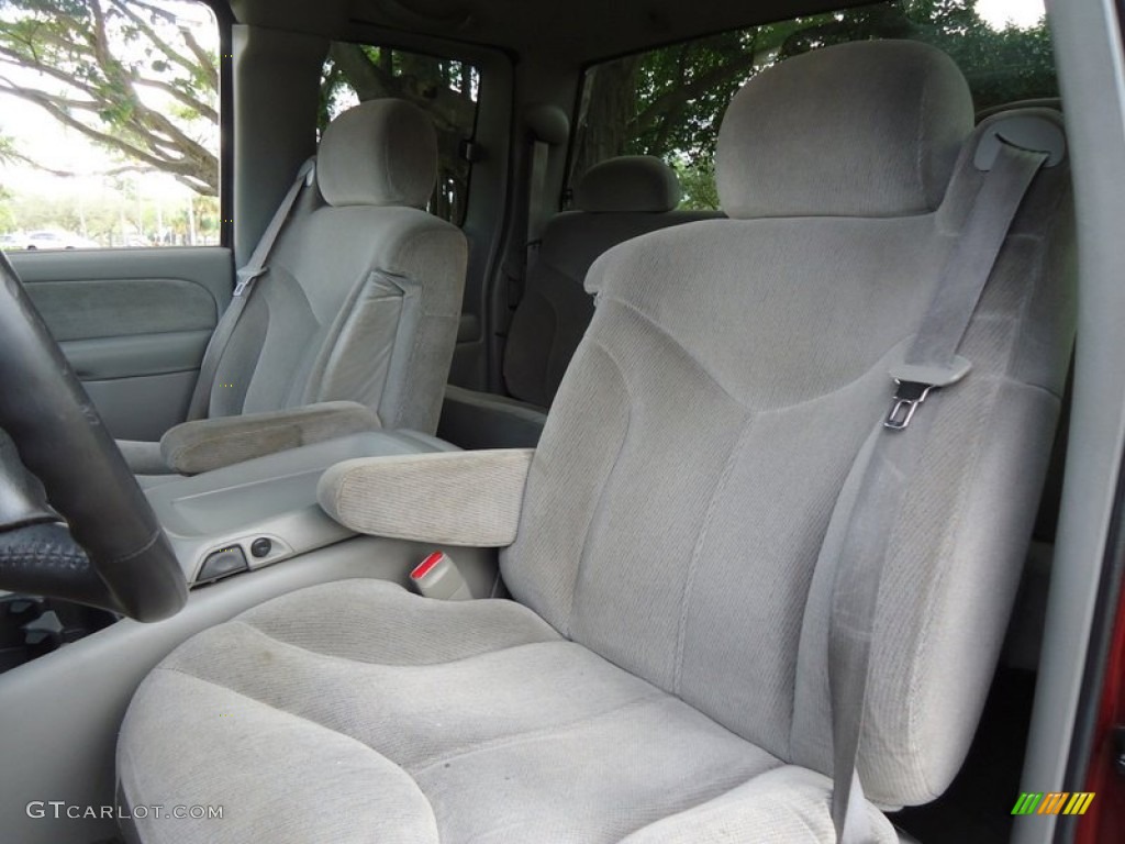 Pewter Interior 2000 GMC Sierra 1500 SLE Extended Cab 4x4 Photo #78017756