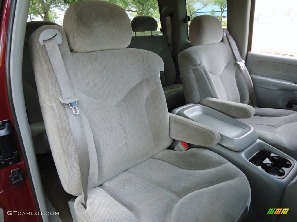 Pewter Interior 2000 GMC Sierra 1500 SLE Extended Cab 4x4 Photo #78017774