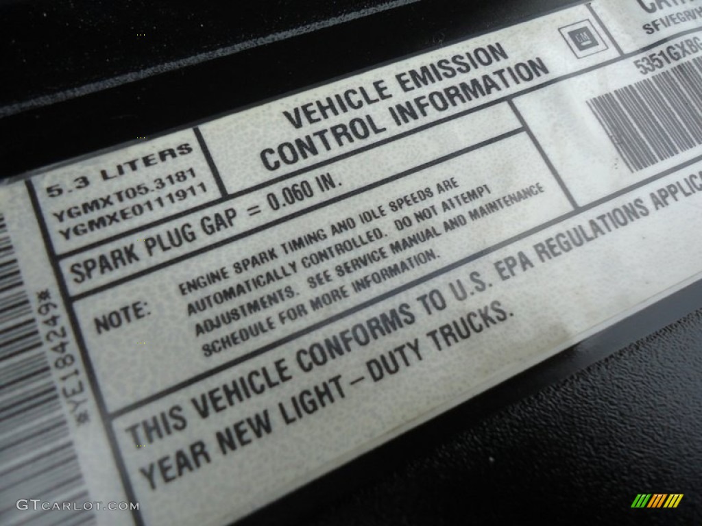 2000 GMC Sierra 1500 SLE Extended Cab 4x4 Info Tag Photo #78018242
