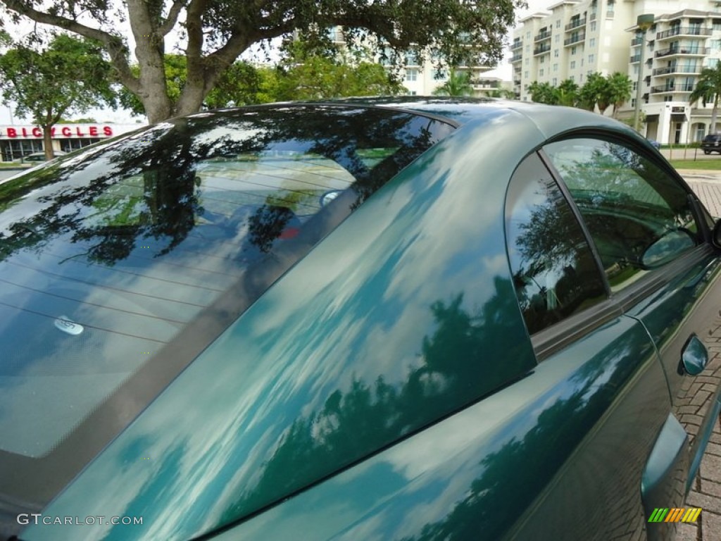 2002 Mustang GT Coupe - Tropic Green Metallic / Dark Charcoal photo #13