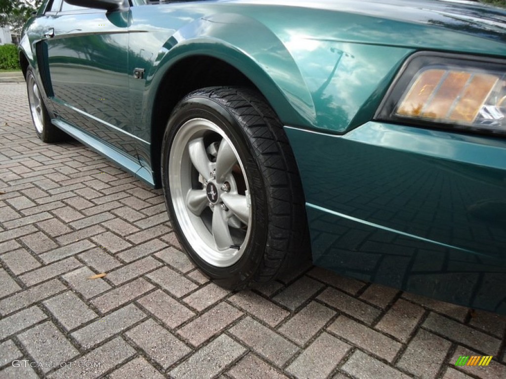 2002 Mustang GT Coupe - Tropic Green Metallic / Dark Charcoal photo #17