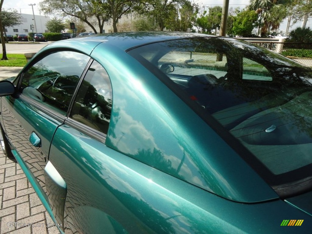 2002 Mustang GT Coupe - Tropic Green Metallic / Dark Charcoal photo #25