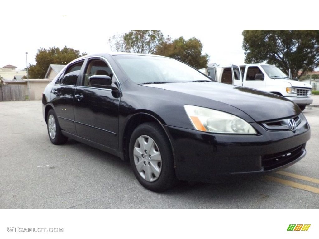 2004 Accord LX Sedan - Nighthawk Black Pearl / Ivory photo #1