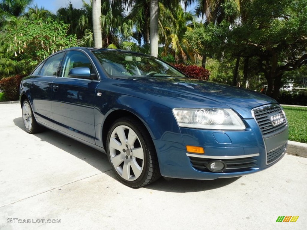 Stratos Blue Pearl Effect 2005 Audi A6 3.2 quattro Sedan Exterior Photo #78019538