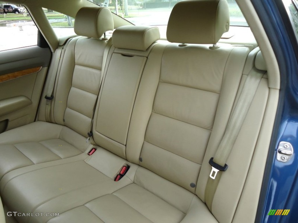 2005 Audi A6 3.2 quattro Sedan Rear Seat Photo #78019580