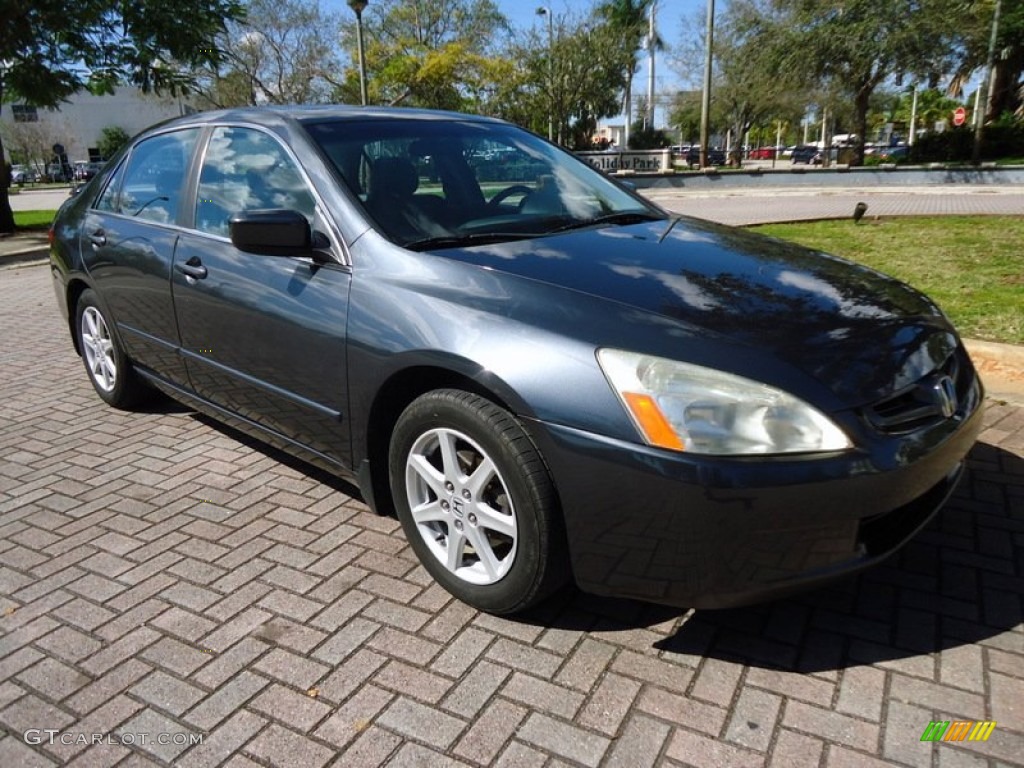 Graphite Pearl 2004 Honda Accord EX V6 Sedan Exterior Photo #78019796