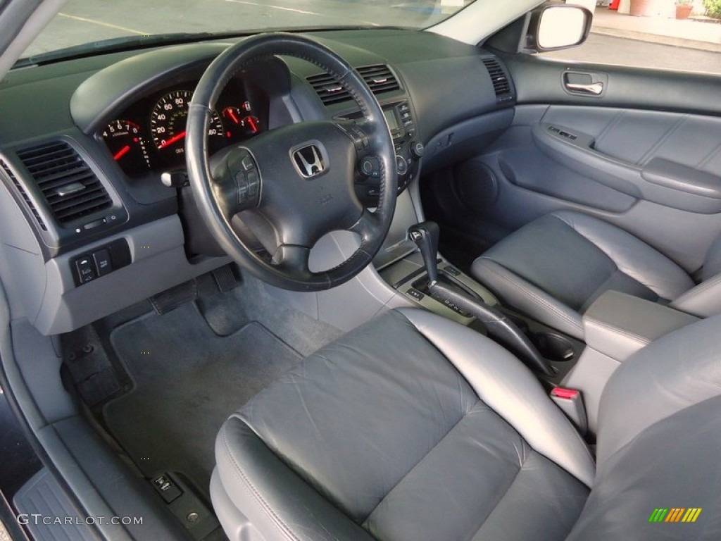 Gray Interior 2004 Honda Accord EX V6 Sedan Photo #78019814