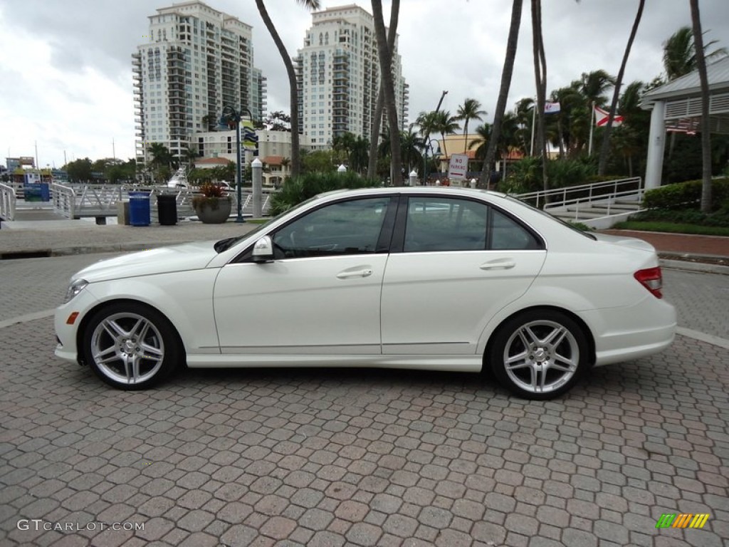 Arctic White 2009 Mercedes-Benz C 300 Sport Exterior Photo #78020264
