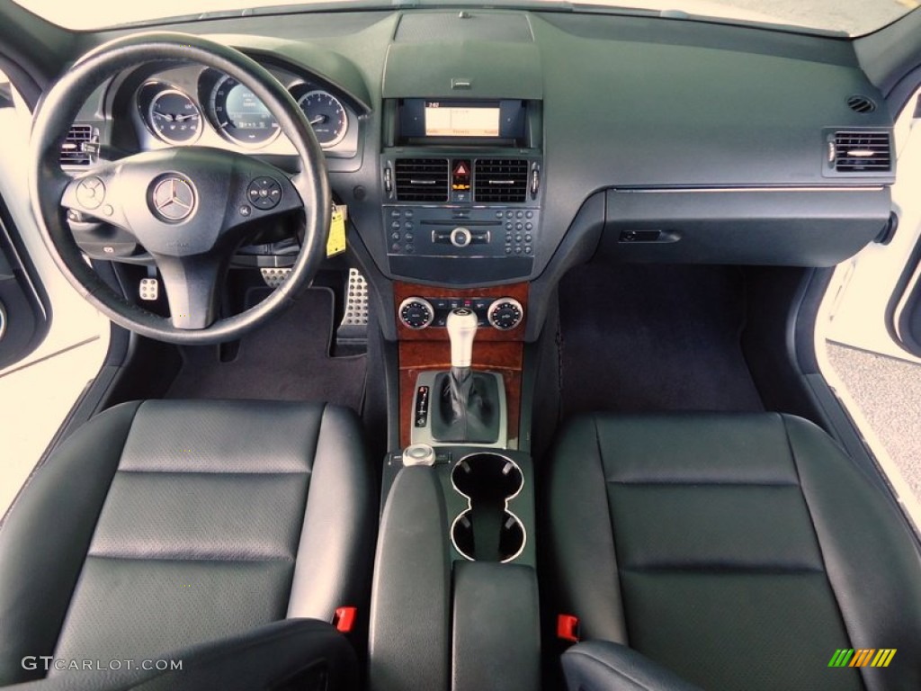 2009 Mercedes-Benz C 300 Sport Black Dashboard Photo #78020267