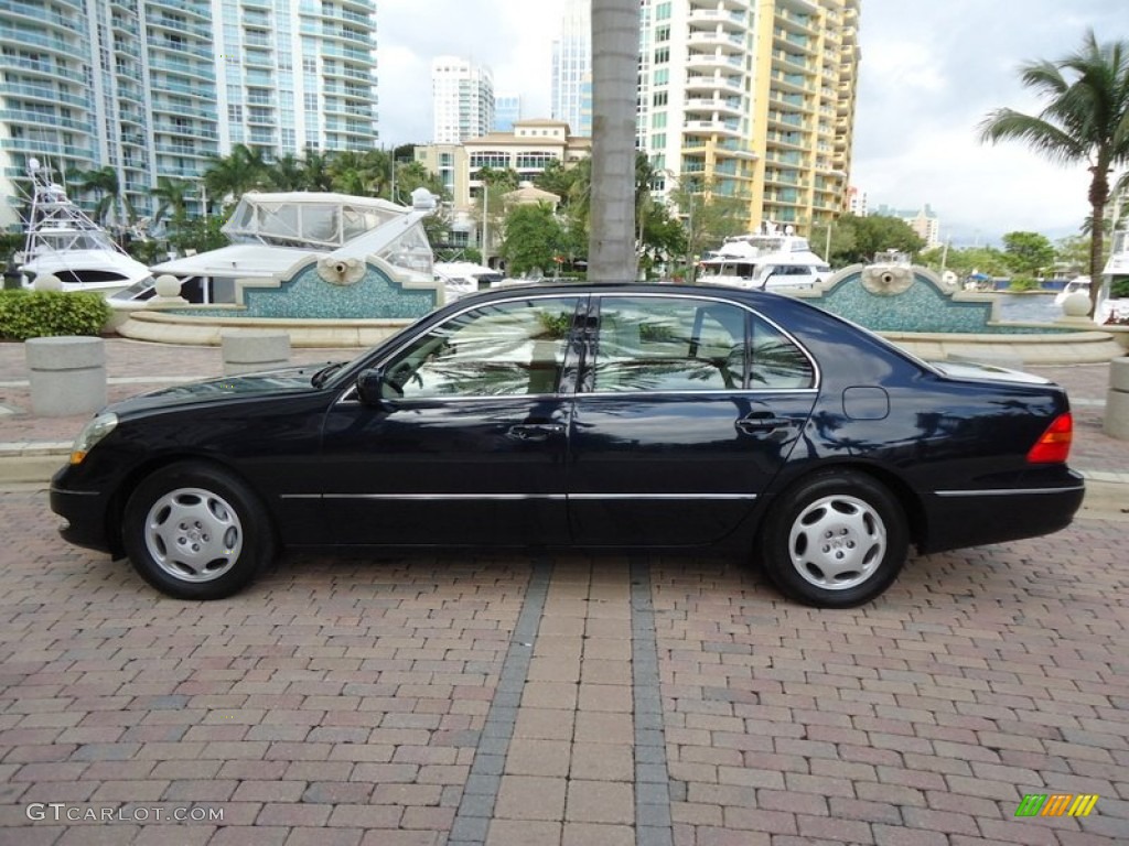 Blue Onyx Pearl 2001 Lexus LS 430 Exterior Photo #78020543