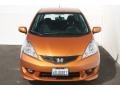 2011 Orange Revolution Metallic Honda Fit Sport  photo #7