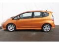 2011 Orange Revolution Metallic Honda Fit Sport  photo #8