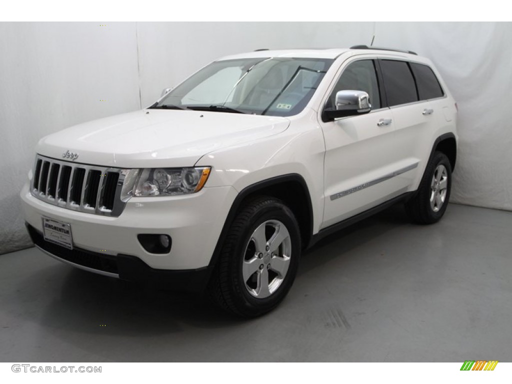 Stone White 2011 Jeep Grand Cherokee Limited Exterior Photo #78023976
