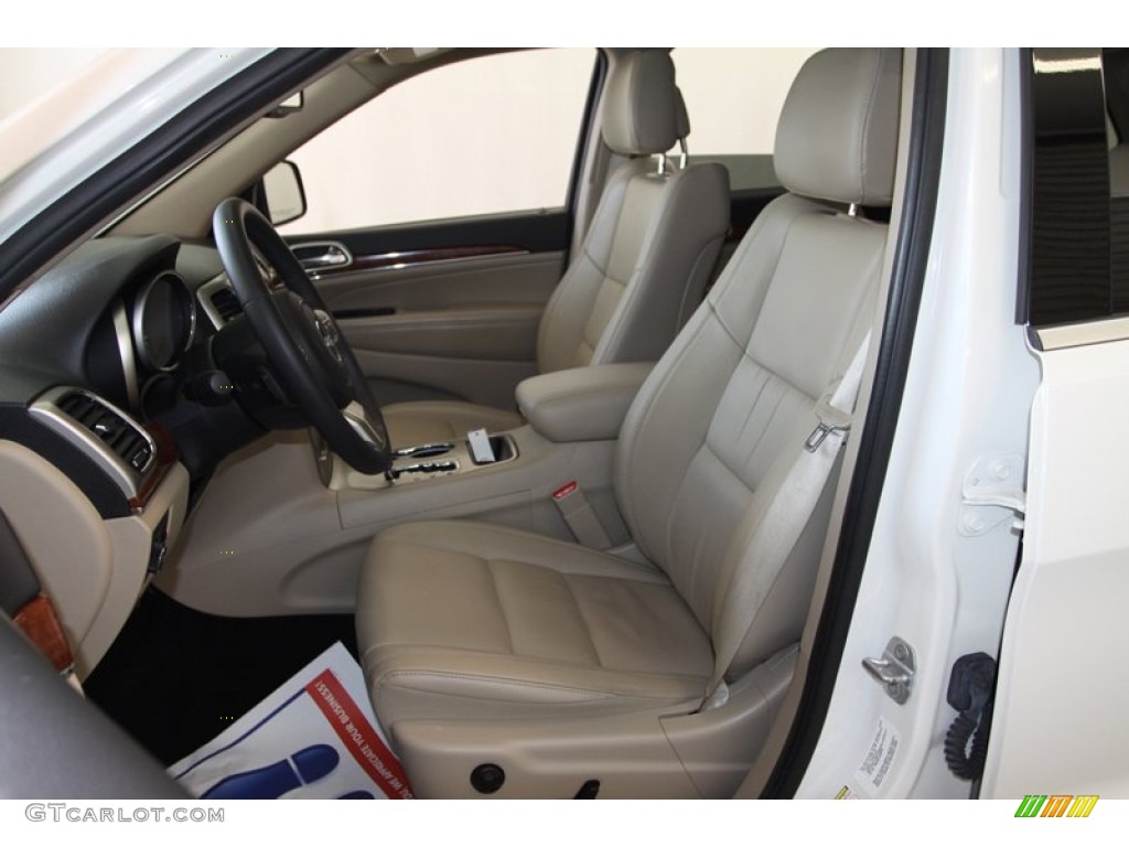 Black/Light Frost Beige Interior 2011 Jeep Grand Cherokee Limited Photo #78024054