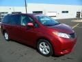 2012 Salsa Red Pearl Toyota Sienna LE  photo #1