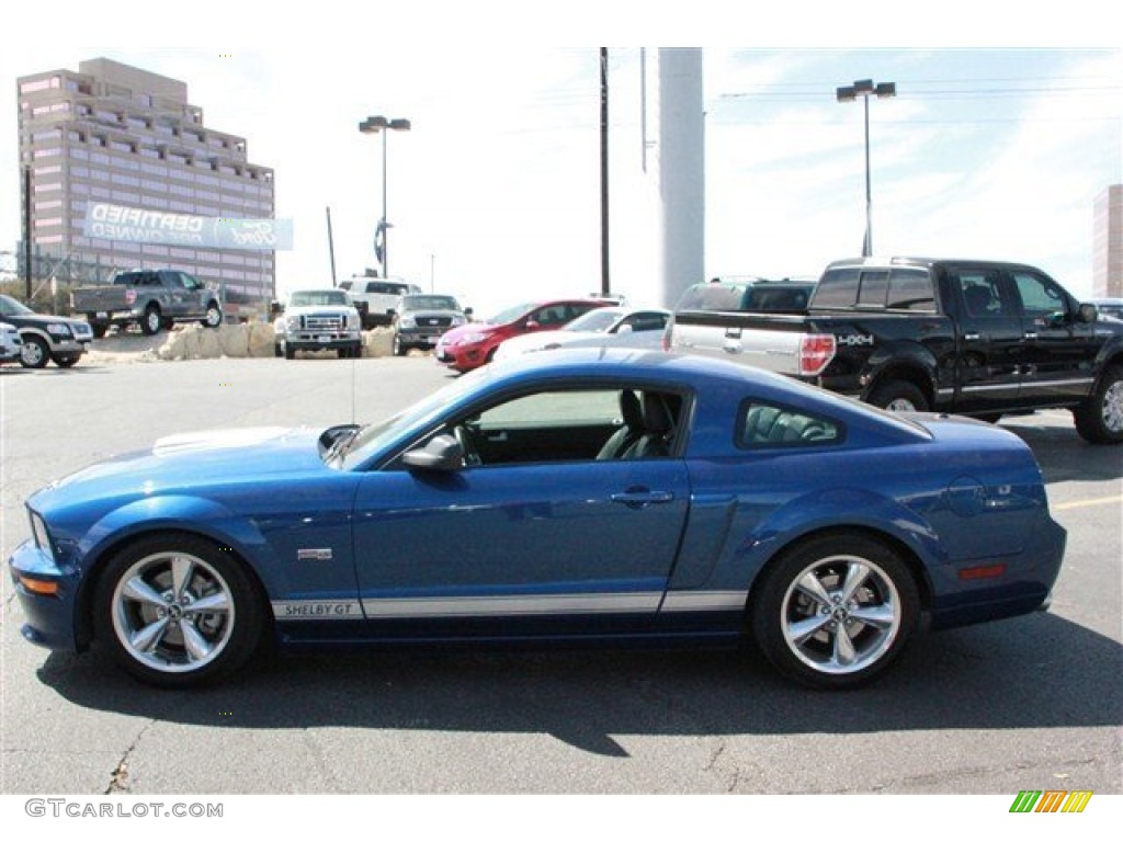 Vista Blue Metallic 2008 Ford Mustang Shelby GT Coupe Exterior Photo #78024550