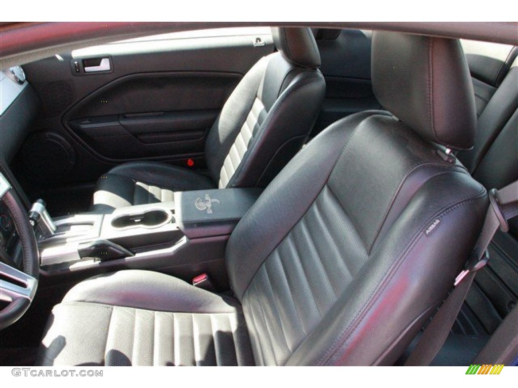 Dark Charcoal Interior 2008 Ford Mustang Shelby GT Coupe Photo #78024690