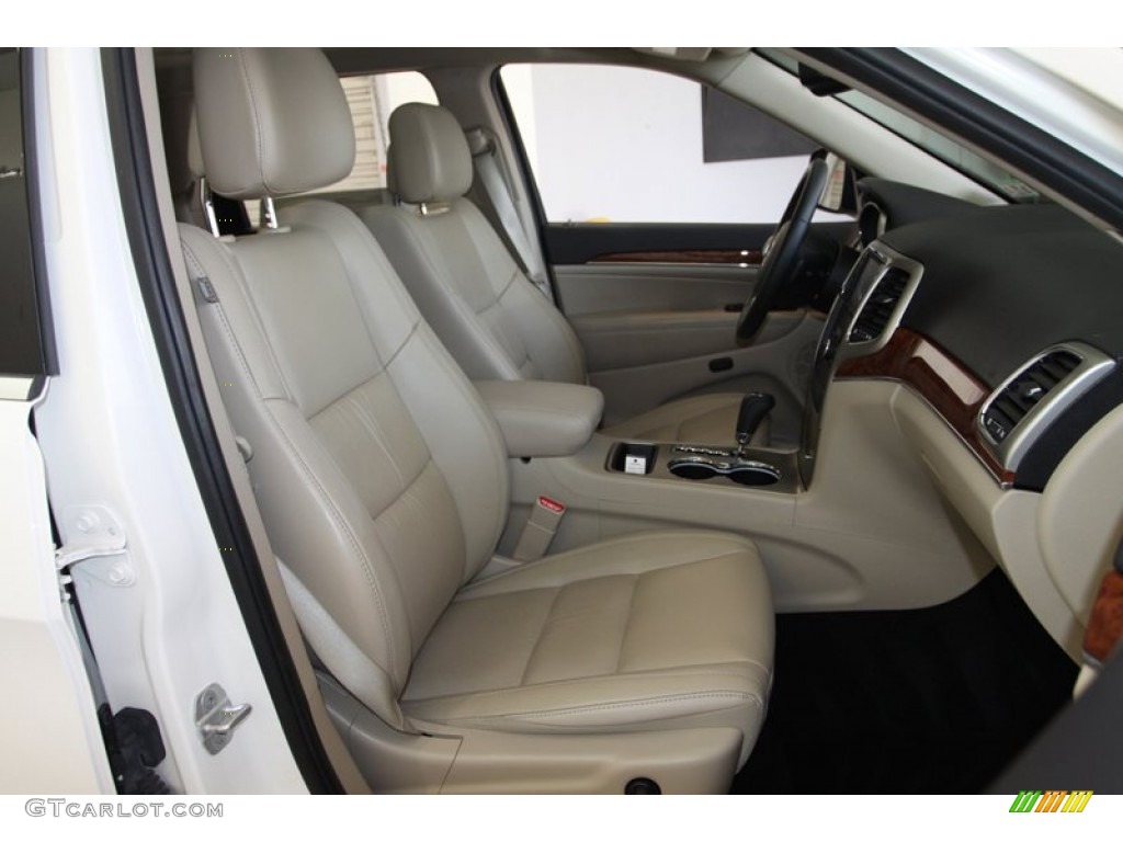 Black/Light Frost Beige Interior 2011 Jeep Grand Cherokee Limited Photo #78024798