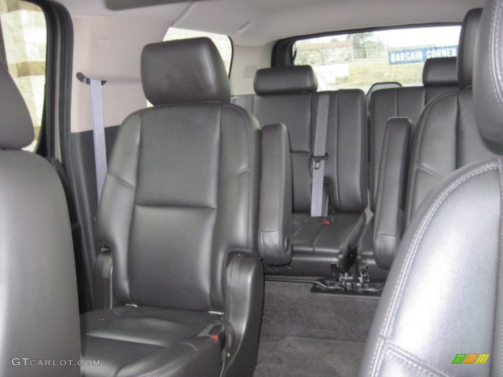 Ebony Interior 2011 Chevrolet Suburban LTZ 4x4 Photo #78025002