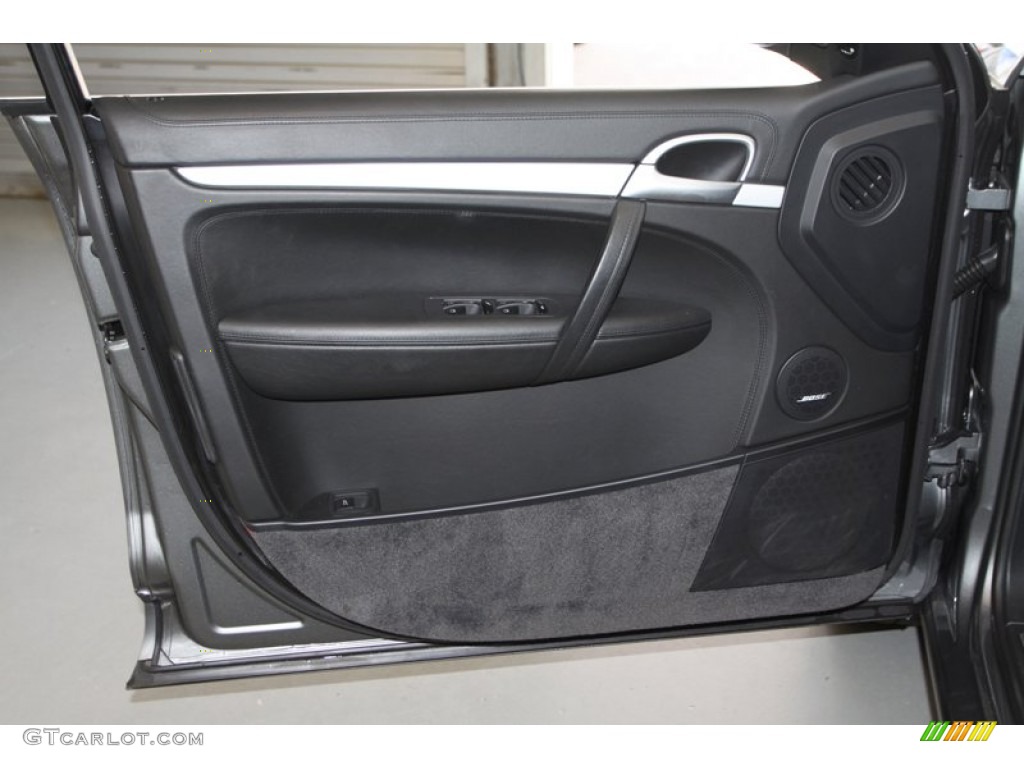 2008 Porsche Cayenne Turbo Black Door Panel Photo #78025235