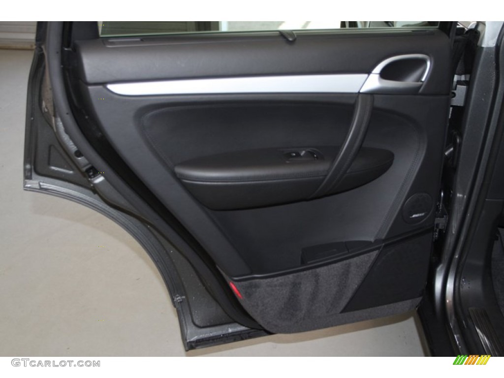 2008 Porsche Cayenne Turbo Black Door Panel Photo #78025341