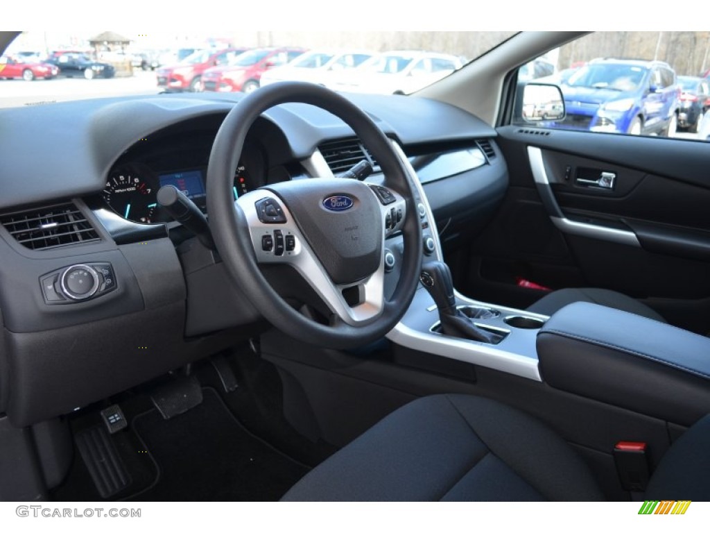 Charcoal Black Interior 2013 Ford Edge SE Photo #78025674