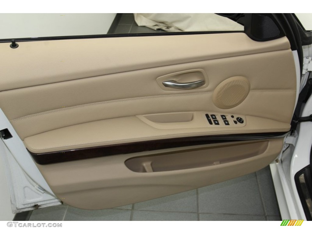 2011 BMW 3 Series 335i Sedan Beige Door Panel Photo #78026247