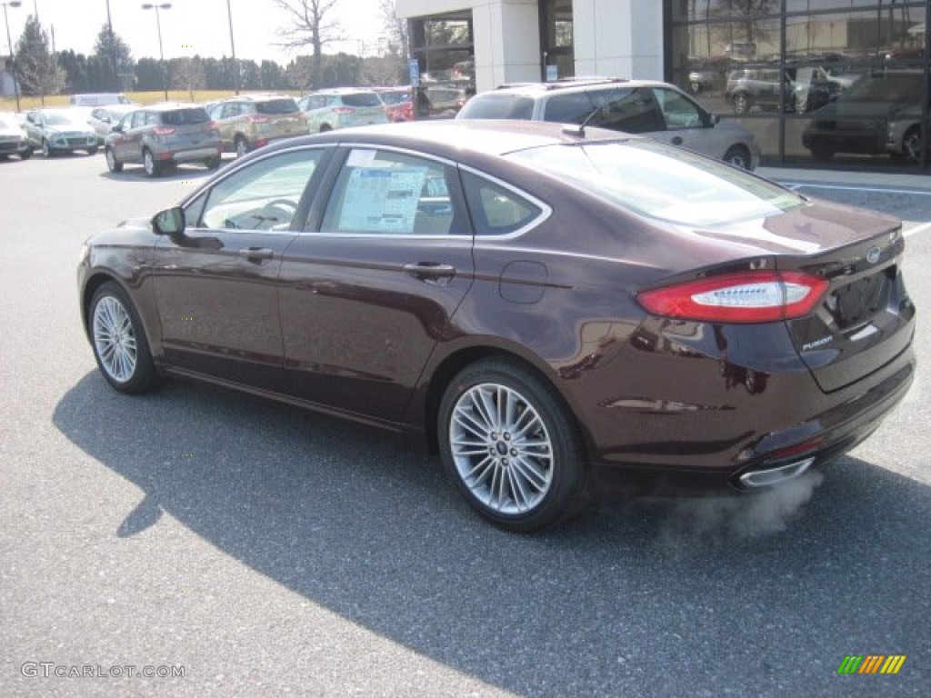 2013 Fusion SE 2.0 EcoBoost - Bordeaux Reserve Red Metallic / Dune photo #3