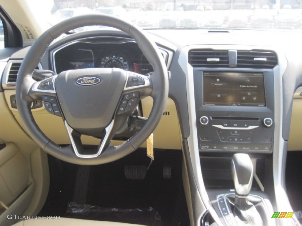 2013 Ford Fusion SE 2.0 EcoBoost Dune Dashboard Photo #78026571