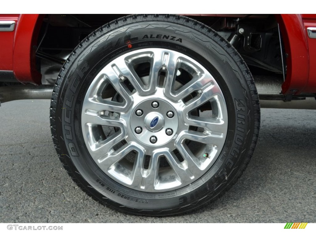 2013 Ford F150 Platinum SuperCrew 4x4 Wheel Photo #78026727