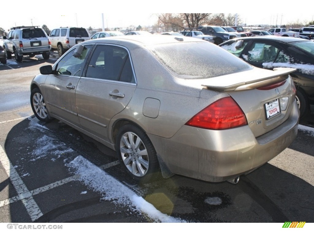 2007 Accord EX-L V6 Sedan - Desert Mist Metallic / Ivory photo #3