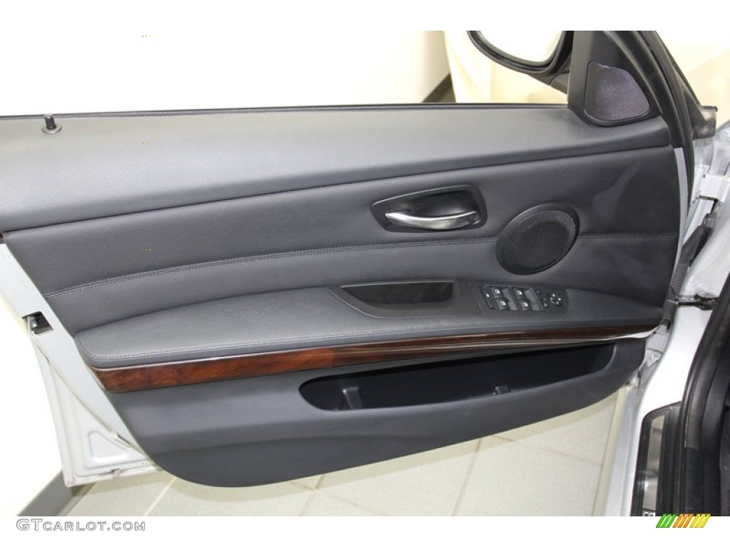 2011 BMW 3 Series 328i Sedan Black Door Panel Photo #78027369
