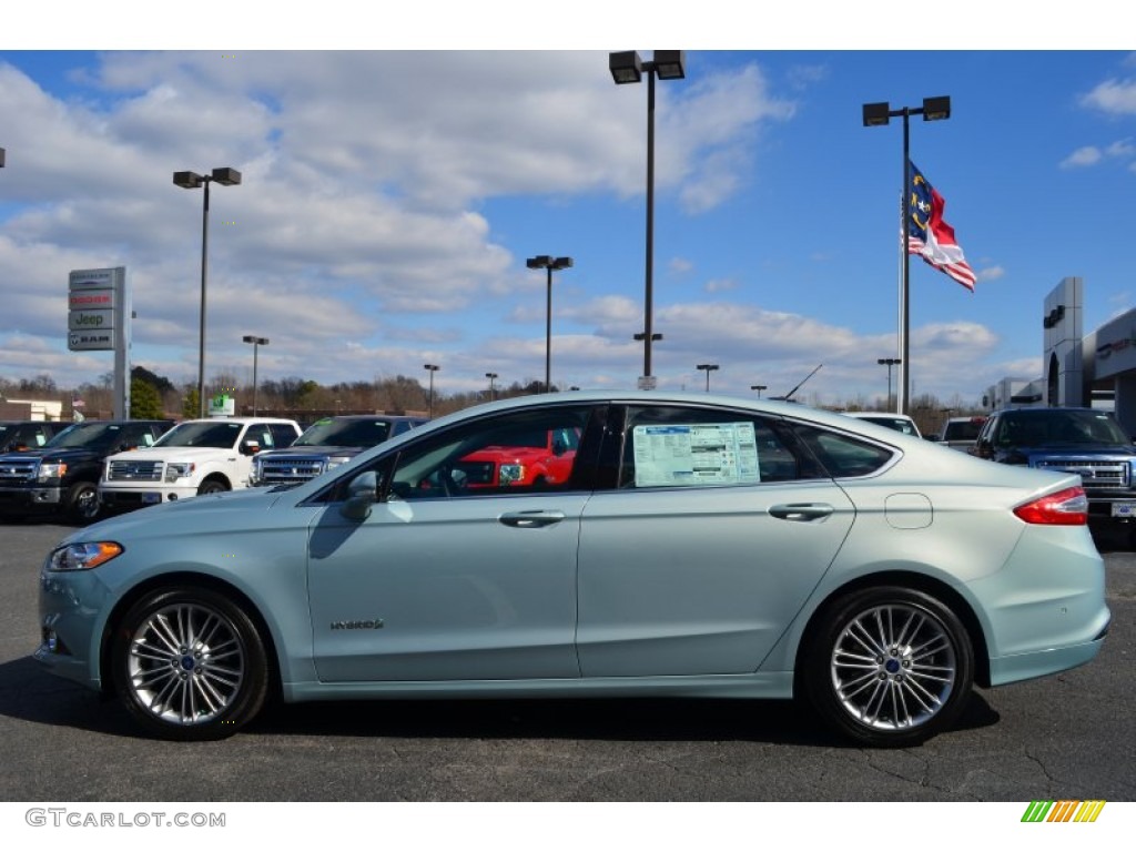 Ice Storm Metallic 2013 Ford Fusion Hybrid SE Exterior Photo #78027984