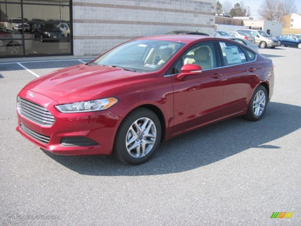 Ruby Red Metallic 2013 Ford Fusion SE Exterior Photo #78028210