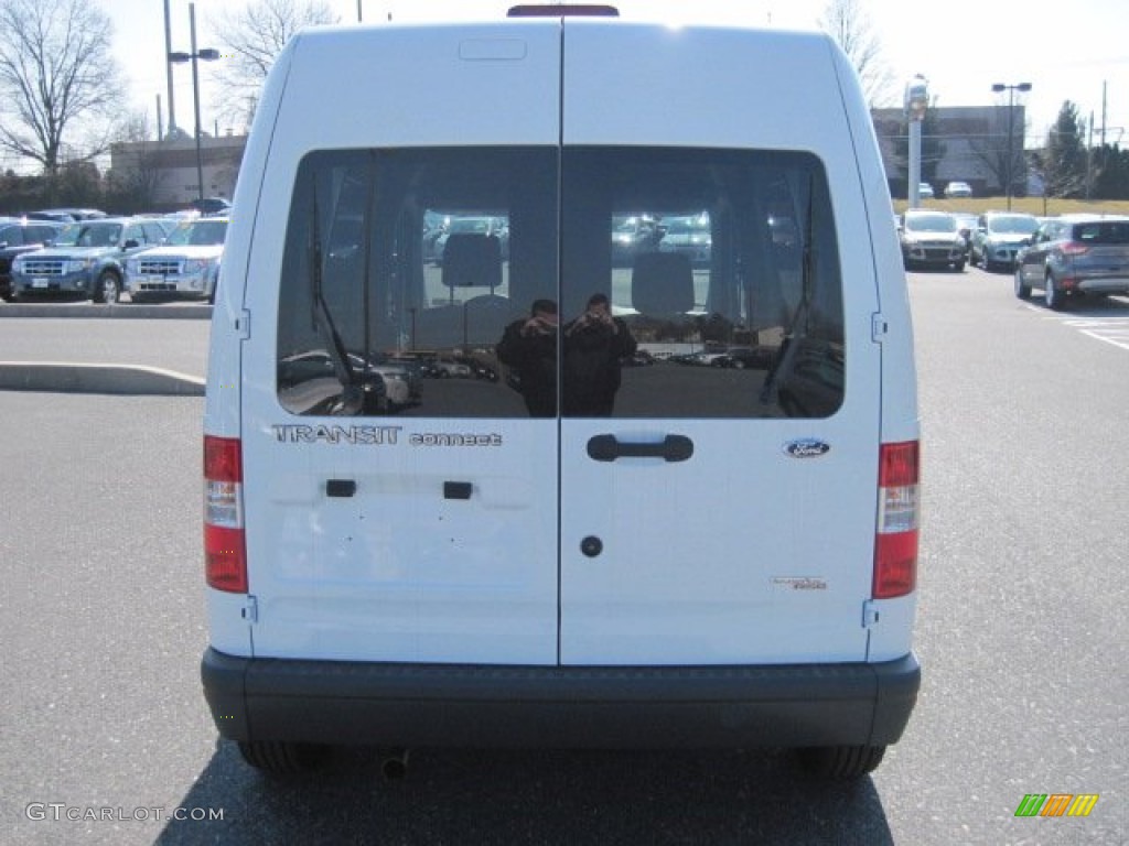 2013 Transit Connect XL Van - Frozen White / Dark Gray photo #4