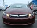 Crimson Pearl - Civic LX Sedan Photo No. 2