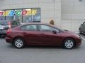 Crimson Pearl - Civic LX Sedan Photo No. 3