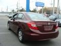 Crimson Pearl - Civic LX Sedan Photo No. 6
