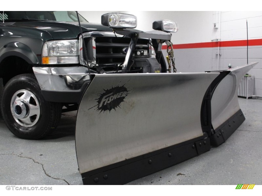 2004 F350 Super Duty XLT SuperCab 4x4 Dually - Dark Green Satin / Medium Parchment photo #13