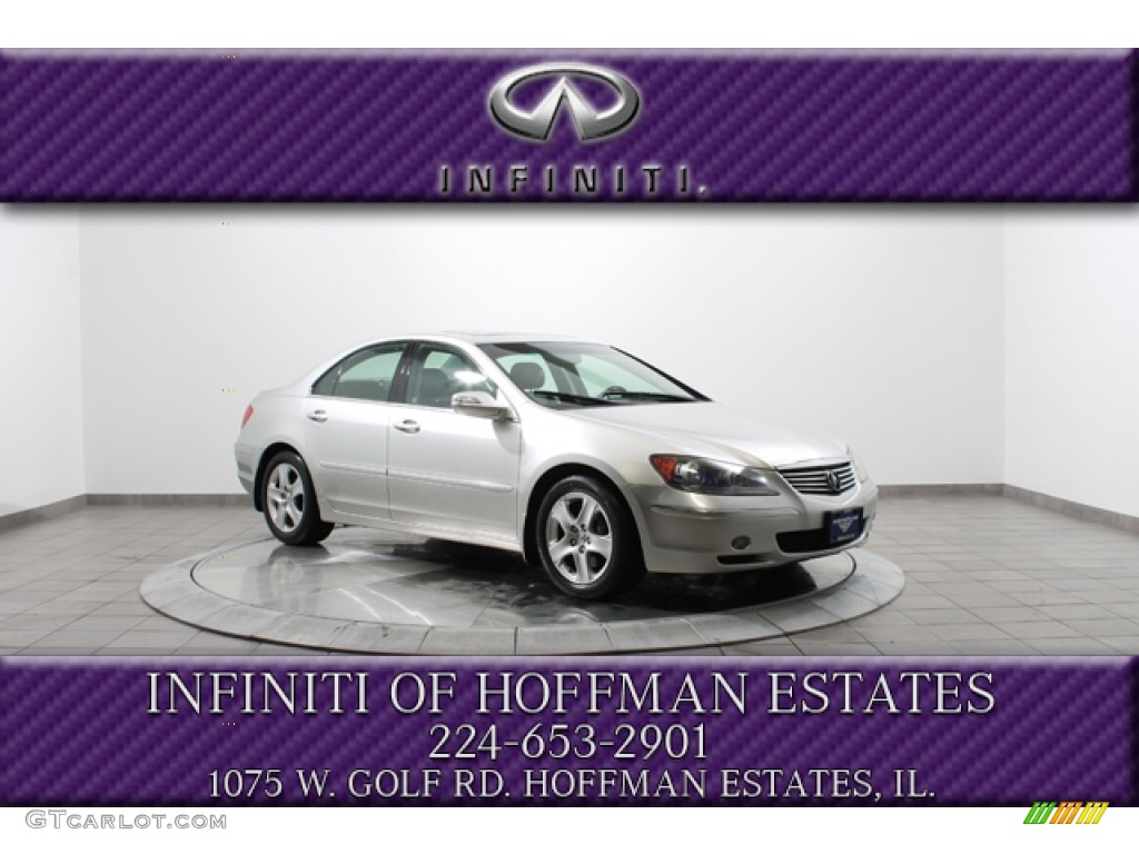 2005 RL 3.5 AWD Sedan - Celestial Silver Metallic / Ebony photo #1