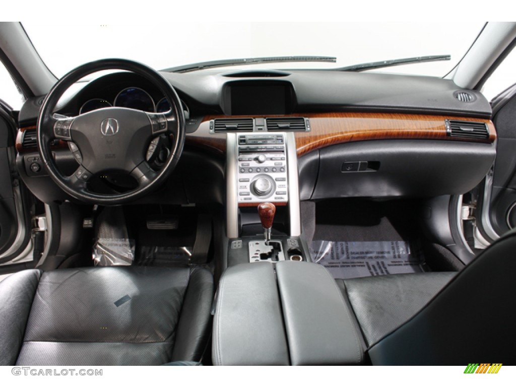 2005 Acura RL 3.5 AWD Sedan Ebony Dashboard Photo #78029637