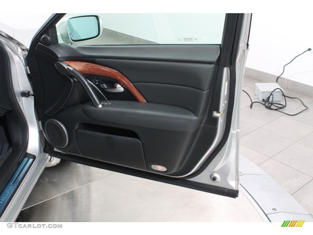 2005 Acura RL 3.5 AWD Sedan Ebony Door Panel Photo #78029796