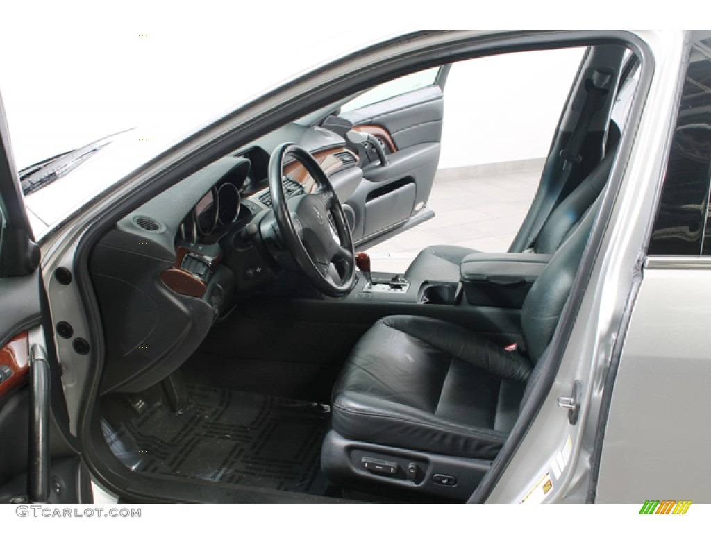 Ebony Interior 2005 Acura RL 3.5 AWD Sedan Photo #78029928