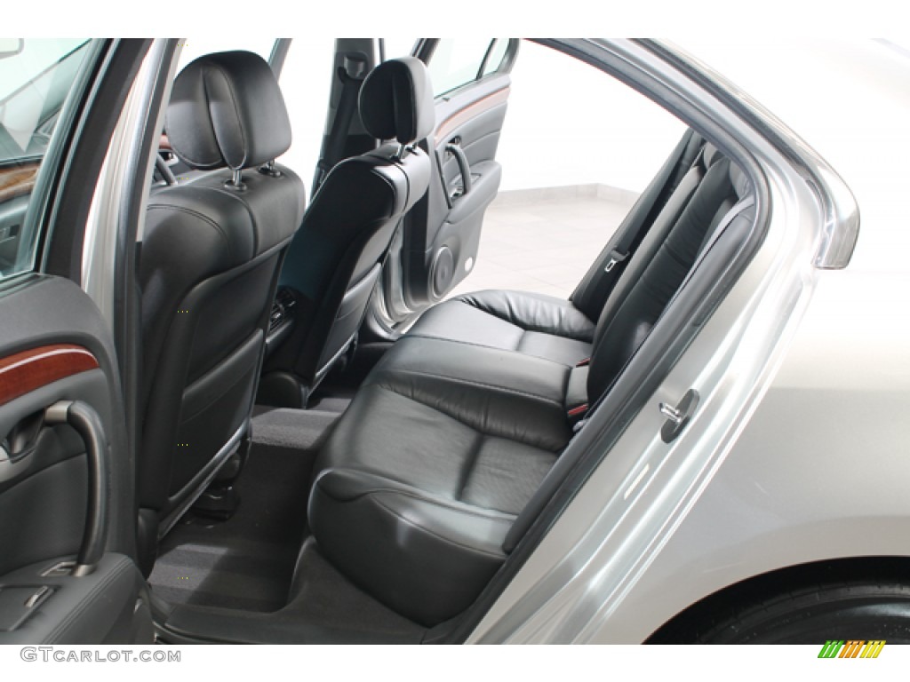 Ebony Interior 2005 Acura RL 3.5 AWD Sedan Photo #78029943